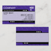 Bullet Train - Indigo Denim Textuur Visitekaartje (Voorkant / Achterkant)