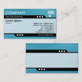 Bullet Train - Penseel lichtblauwe textuur Visitekaartje (Voorkant / Achterkant)