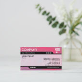 Bullet Train - Red Marbleing Visitekaartje (Staand voorkant)