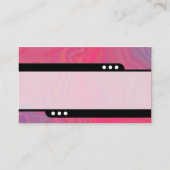 Bullet Train - Red Marbleing Visitekaartje (Achterkant)