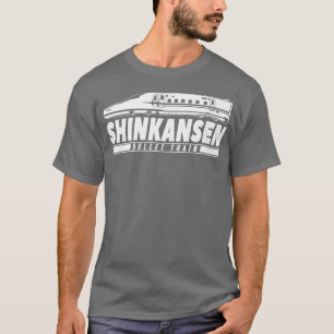 Bullet Train Shinkansen Souvenir High Speed Rail J T-shirt