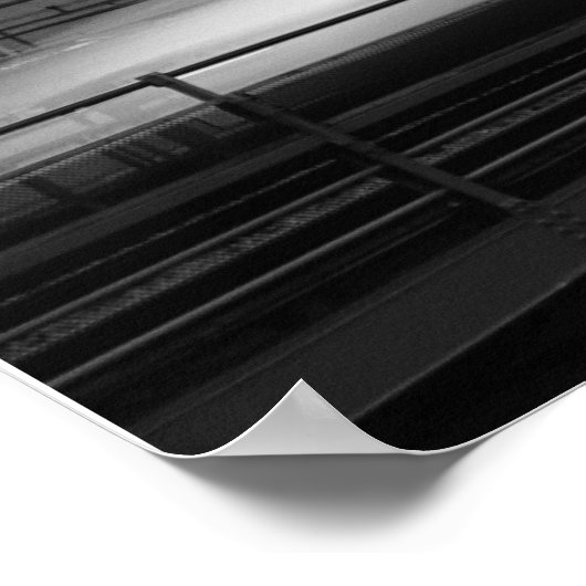 Bullet Train Verlaat station Tokyo Poster (Hoek)