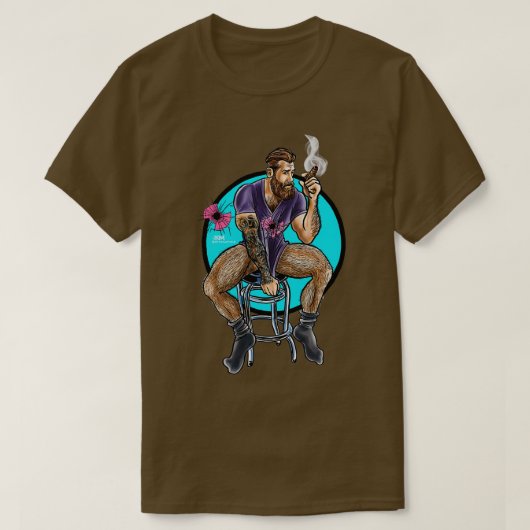 Bullethole Hipster Stogie Stoolie Classic TShirt (Design voorkant)
