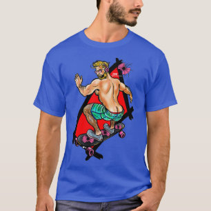 Bullethole Skater Grab Backside Classic TShirt