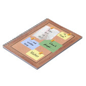 Bulletin Board met leden Notitieboek (Linkerzijde)