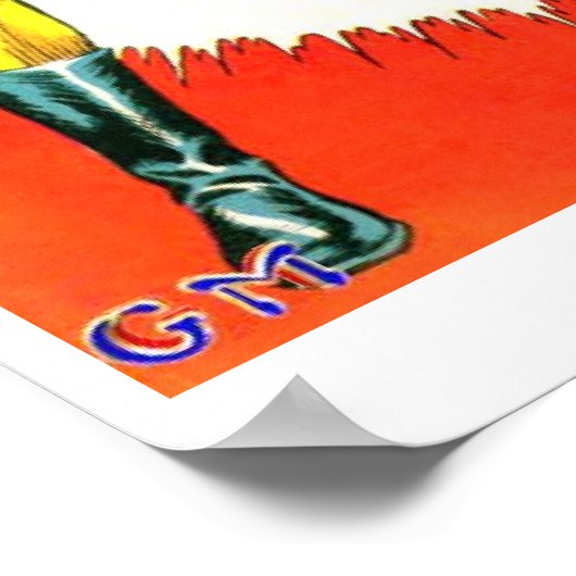 Bulletman  Comic Book Hoesje Poster (Hoek)