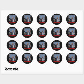 Bulletproof Ination Poging V2 Ronde Sticker (Vel)