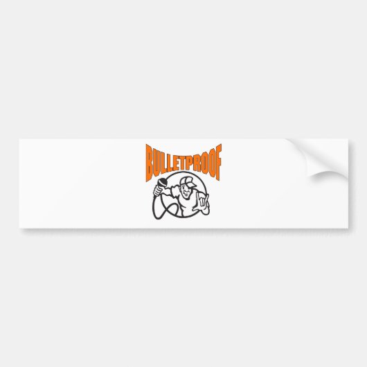 Bulletproof Logo Bumpersticker (Voorkant)