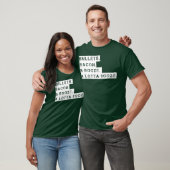 Bullets Bacon Booze a Lotta Booze T-shirt (Unisex)