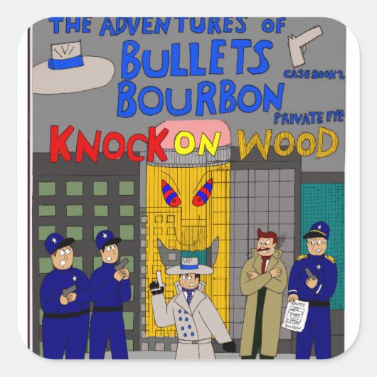 Bullets Bourbon #2 cover stickers (Voorkant)