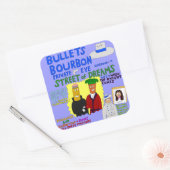 Bullets Bourbon #4 Street of Dreams cover stickers (Envelop)
