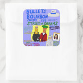 Bullets Bourbon #4 Street of Dreams cover stickers (Tas)