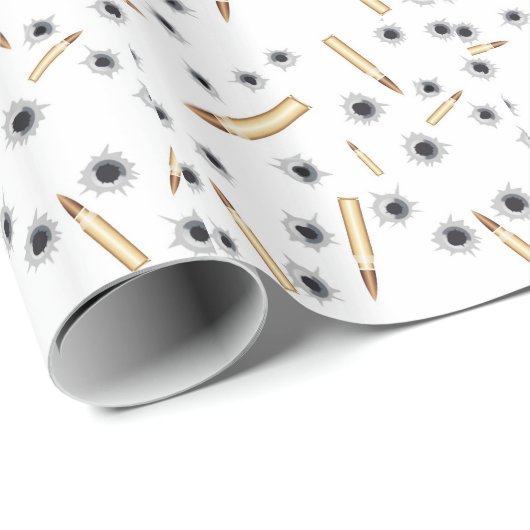 BULLETSNBULLETHOLES.png Cadeaupapier (Rol Hoek)