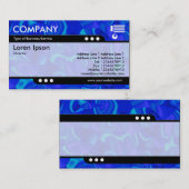 Bullettrein - Blauwe facetten Visitekaartje (Voorkant / Achterkant)