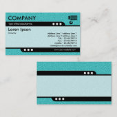 Bullettrein - Cyaan reliëftextuur Visitekaartje (Voorkant / Achterkant)