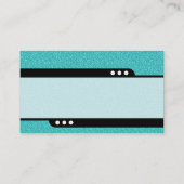 Bullettrein - Cyaan reliëftextuur Visitekaartje (Achterkant)