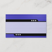 Bullettrein - geborstelde blauwe textuur visitekaartje (Achterkant)