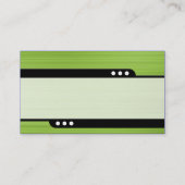 Bullettrein - geborstelde groene textuur visitekaartje (Achterkant)