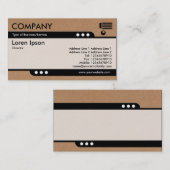 Bullettrein - karton visitekaartje (Voorkant / Achterkant)