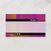 Bullettrein — Magenta en Oranje Tex Visitekaartje (Achterkant)