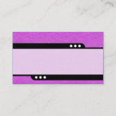 Bullettrein - Magenta - gekreukeld papier textiel Visitekaartje (Achterkant)