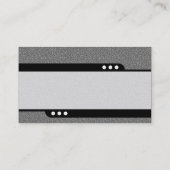 Bullettrein - Mid Grey Embossed Textuur Visitekaartje (Achterkant)