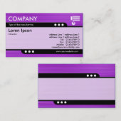 Bullettrein - Paarse penseelstructuur Visitekaartje (Voorkant / Achterkant)
