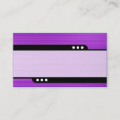 Bullettrein - Paarse penseelstructuur Visitekaartje (Achterkant)