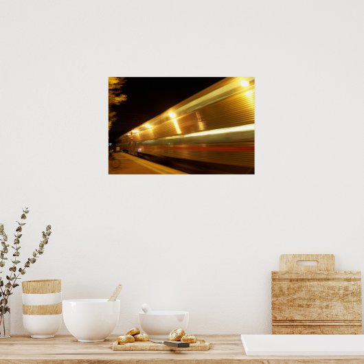 Bullettrein Poster (Keuken)