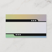 Bullettrein - Zachte gradiënten Visitekaartje (Achterkant)