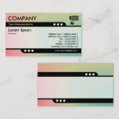 Bullettrein - Zachte gradiënten Visitekaartje (Voorkant / Achterkant)