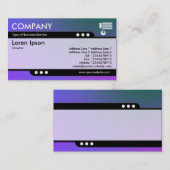 Bullettrein - Zachte gradiënten Visitekaartje (Voorkant / Achterkant)