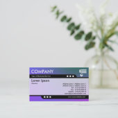 Bullettrein - Zachte gradiënten Visitekaartje (Staand voorkant)