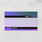 Bullettrein - Zachte gradiënten Visitekaartje (Achterkant)