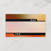 Bullettrein - Zachte gradiënten Visitekaartje (Achterkant)