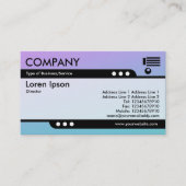 Bullettrein - Zachte gradiënten Visitekaartje (Voorkant)