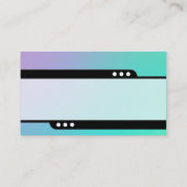 Bullettrein - Zachte gradiënten Visitekaartje (Achterkant)