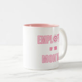 Bulleyes werknemer van de maand tweekleurige koffiemok (Voorkant rechts)