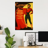 Bullfighter Carmen 1939 WPA Poster (Thuiskantoor)