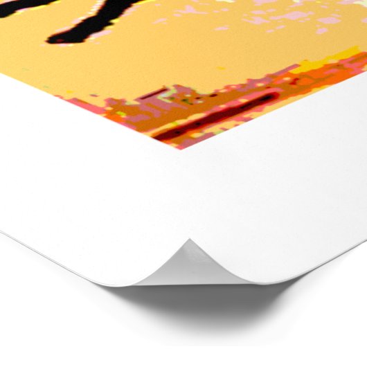 Bullfighter Carnival Cutout Poster (Hoek)