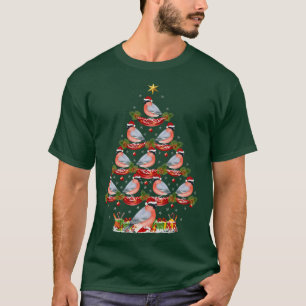 Bullfinch Bird Lover Xmas Holiday Bullfinch Christ T-shirt
