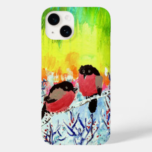 Bullfinch Birds Case-Mate iPhone 14 Hoesje