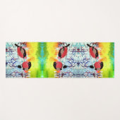 Bullfinch Birds Yogamat (Voorkant (horizontaal))