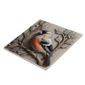 Bullfinch - Kunsten en ambachten Keramische Tegel Tegeltje (Zijkant)
