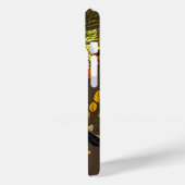 Bullfinch op herfstfloralen Case-Mate iPhone case (Achterkant / Links)