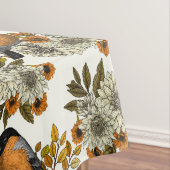 Bullfinch op herfstflorals 2 tafelkleed (Voorbeeld)