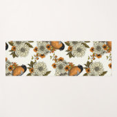 Bullfinch op herfstflorals 2 yogamat (Voorkant (horizontaal))