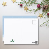 Bullfinch & Snowy Landschap Vrolijke Kerst Kaart