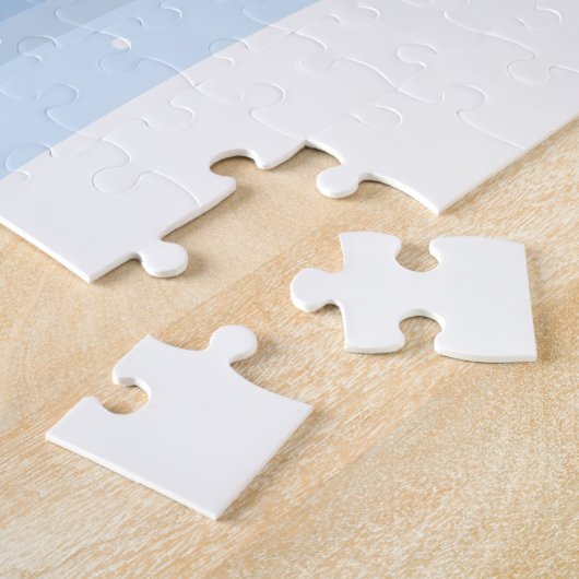 Bullfinch & Snowy Landschap Vrolijke Kerstpuzzel Legpuzzel (Zijkant)