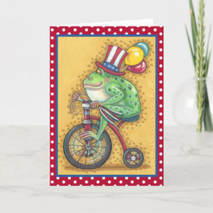 BULLFROG 4 JULI, FROG WENSKAART Verse Kaart